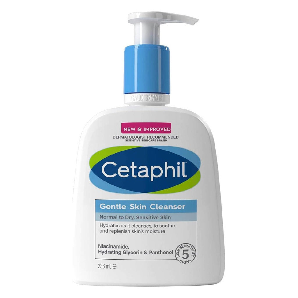 Cetaphil Gentle Skin Cleanser, Face & Body Wash For Men & Women With Normal to Dry and Sensitive Skin, Unscented, 236ml - Easy Pharmacy LLC