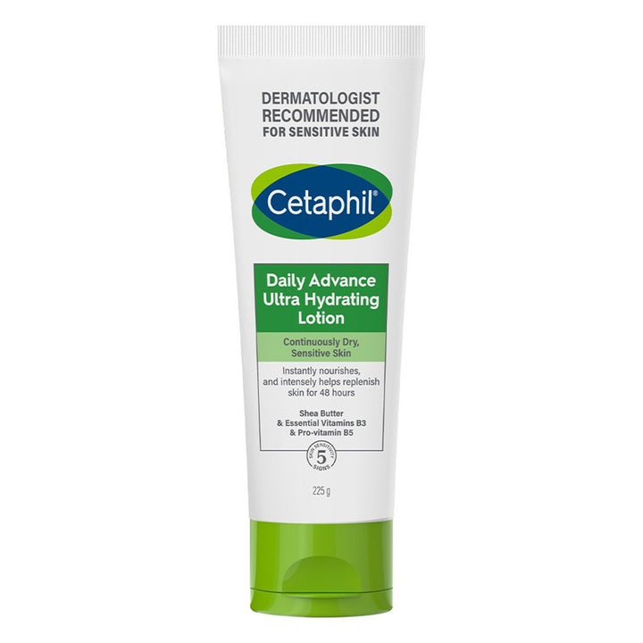 Cetaphil Daily Advance Ultra Hydrating Face & Body Moisturizing Lotion For Men & Women With Dry and Sensitive Skin, Unscented, 225g - Easy Pharmacy LLC