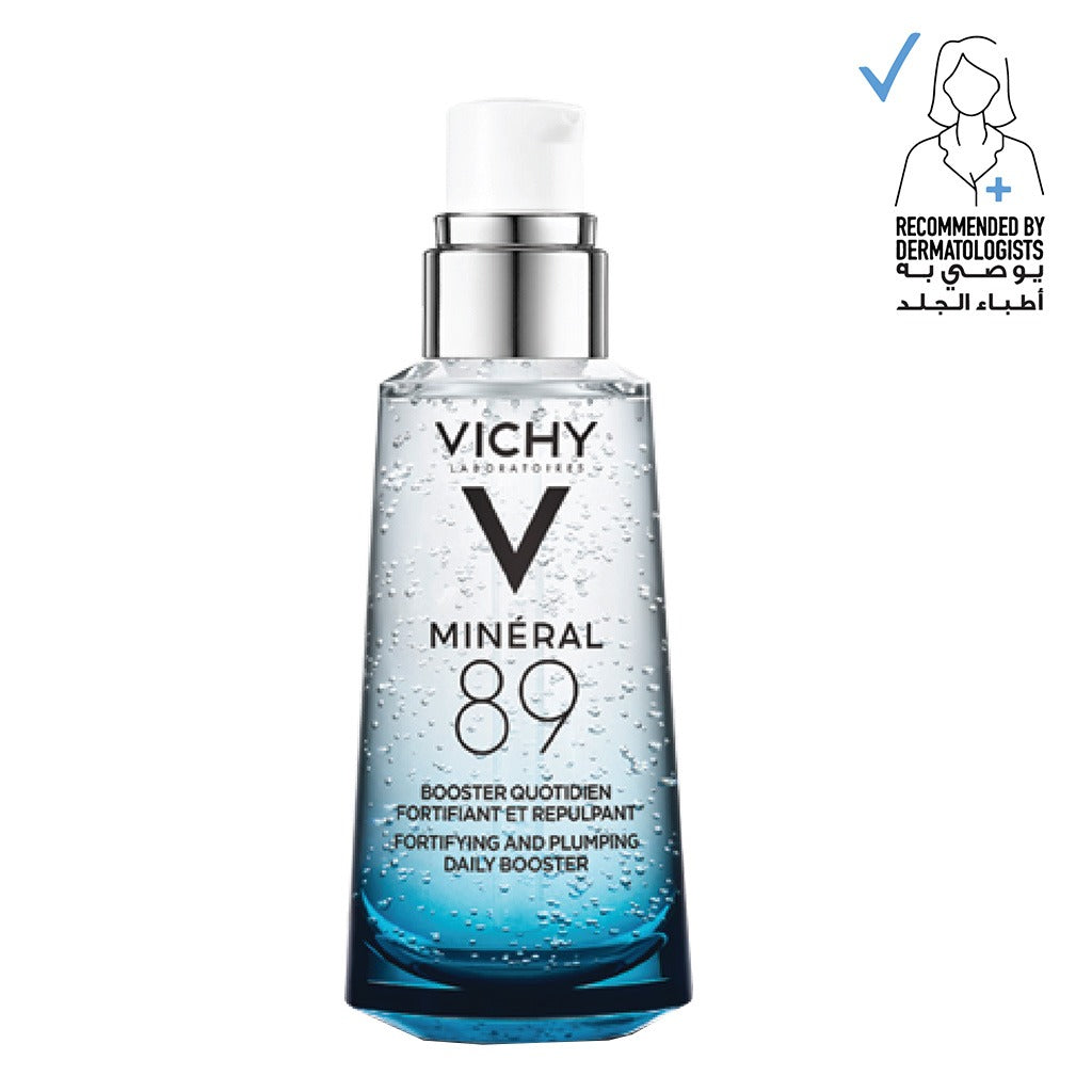 Vichy Mineral 89 Fortifying & Plumping Daily Serum For All Skin Types With Hyaluronic Acid 50ml - Easy Pharmacy LLC