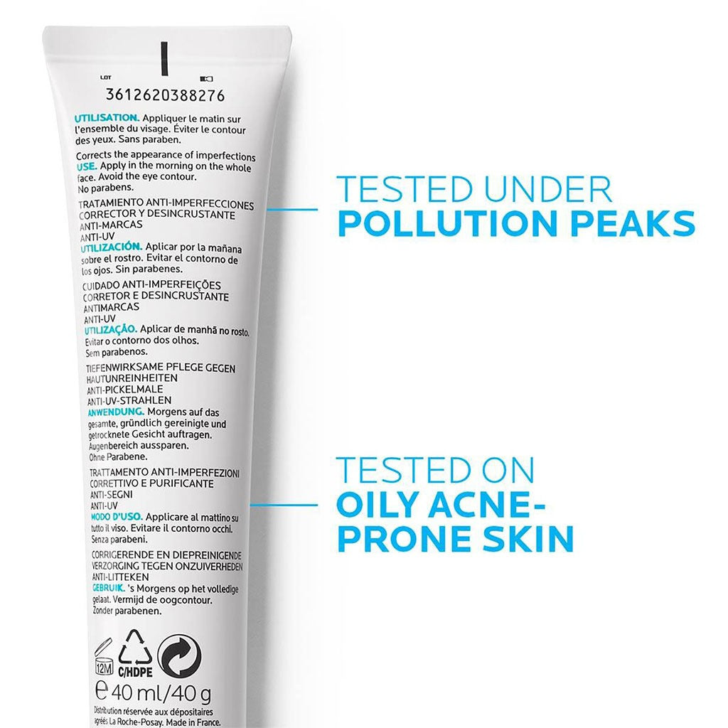 La Roche-Posay Effaclar Duo+ SPF30 Anti-Mark Corrective Unclogging Care Cream For Oily & Acne Prone Skin 40ml - Easy Pharmacy LLC