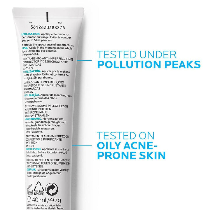 La Roche-Posay Effaclar Duo+ SPF30 Anti-Mark Corrective Unclogging Care Cream For Oily & Acne Prone Skin 40ml - Easy Pharmacy LLC