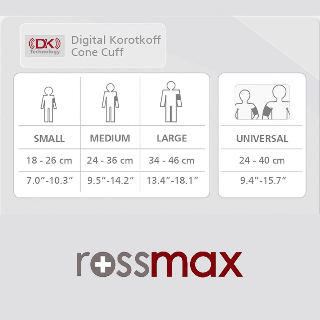 Rossmax Universal Blood Pressure Cone Cuff, Pack of 1's - Easy Pharmacy LLC