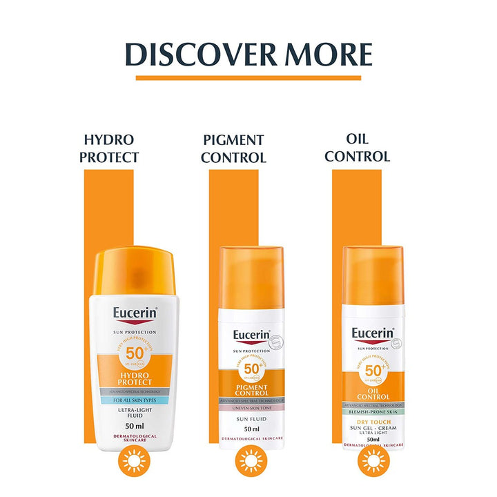 Eucerin Sun Sensitive Protect SPF50+ Sunscreen Cream For Sensitive & Dry Skin 50ml 1+1 PROMO - Easy Pharmacy LLC
