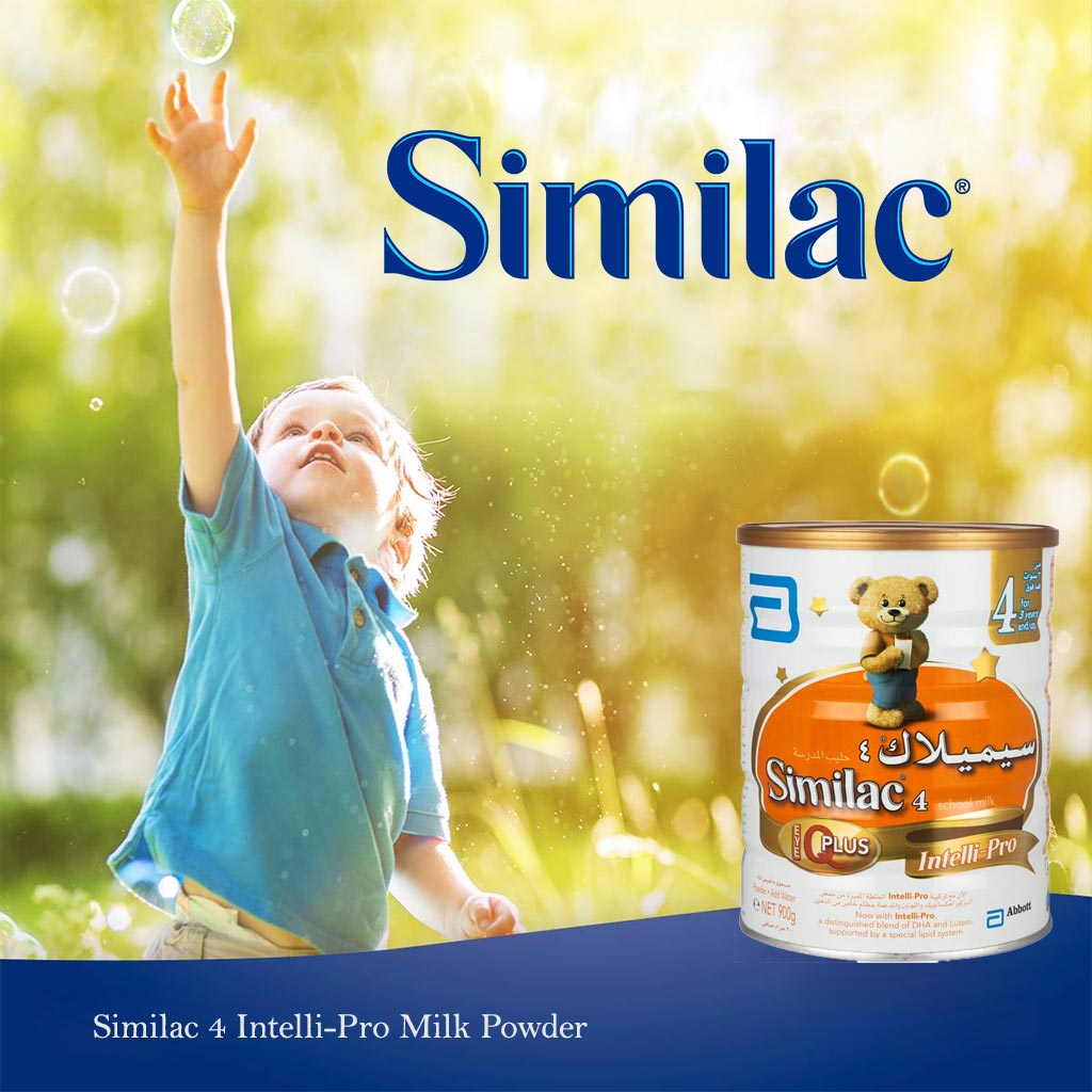 Similac IQ Plus Intelli Pro Stage 4 Growing Up Children's Milk Formula For 3+ Years 900g - Easy Pharmacy LLC