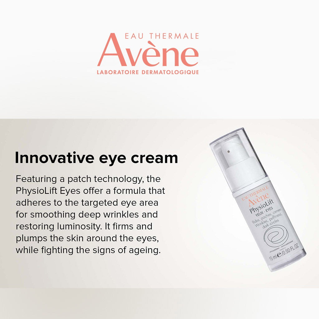 Avene PhysioLift Eye Contour Cream For Eye Puffiness And Dark Circles 15ml - Easy Pharmacy LLC
