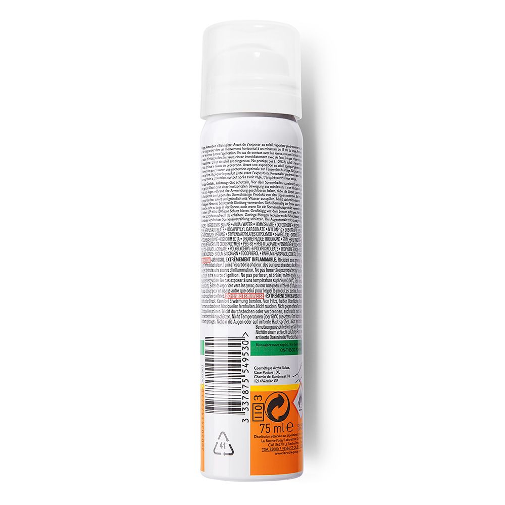 La Roche-Posay Anthelios Anti-Shine Invisible Sunscreen Face Mist SPF50 For All Skin Types 75ml - Easy Pharmacy LLC