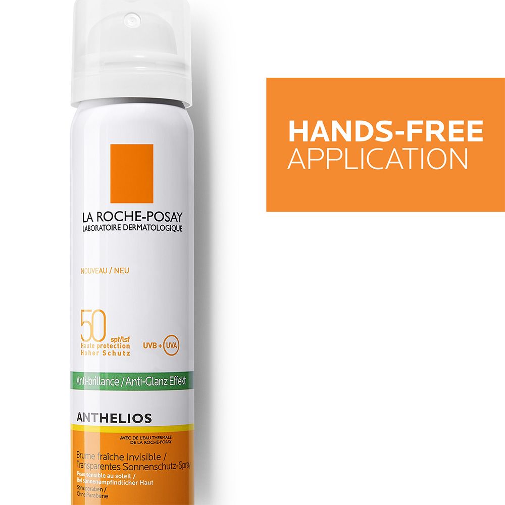 La Roche-Posay Anthelios Anti-Shine Invisible Sunscreen Face Mist SPF50 For All Skin Types 75ml - Easy Pharmacy LLC