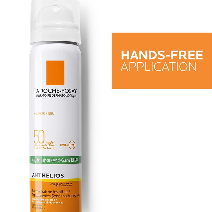 La Roche-Posay Anthelios Anti-Shine Invisible Sunscreen Face Mist SPF50 For All Skin Types 75ml - Easy Pharmacy LLC