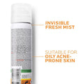 La Roche-Posay Anthelios Anti-Shine Invisible Sunscreen Face Mist SPF50 For All Skin Types 75ml