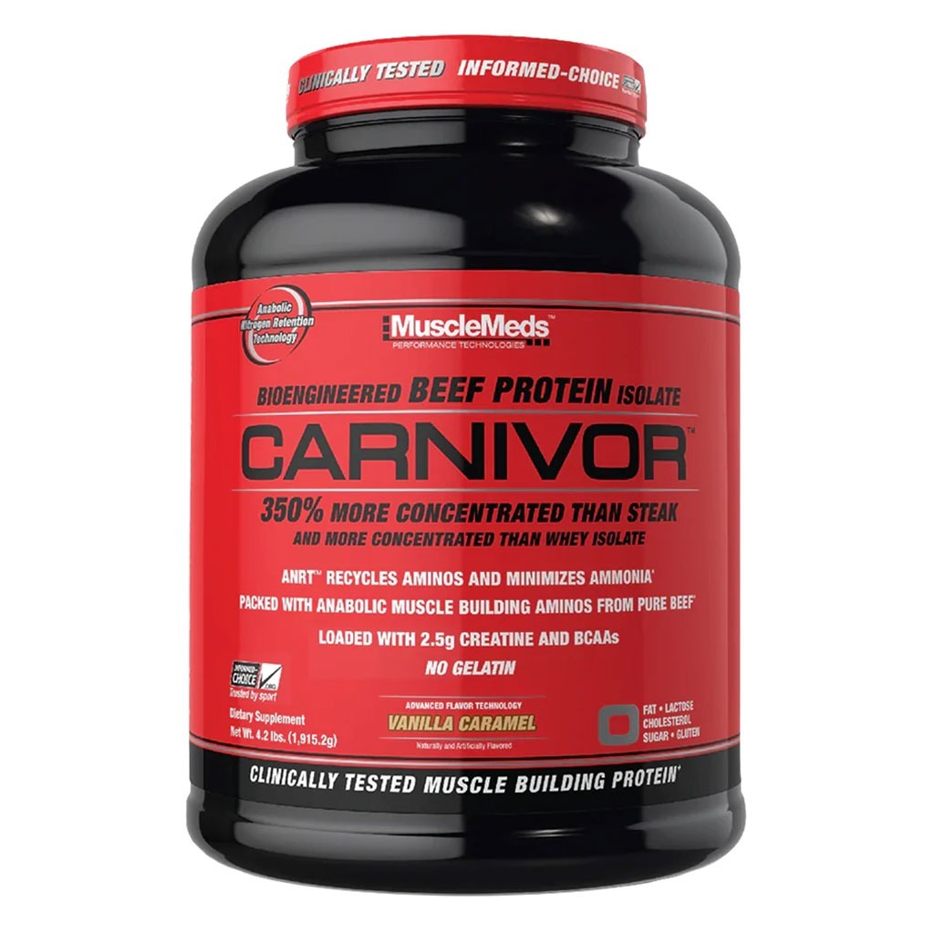 MuscleMeds® Carnivor Powder Vanilla Caramel 4 lb - Easy Pharmacy LLC
