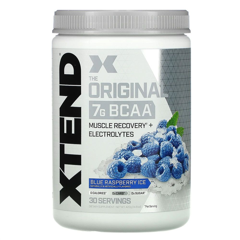 Scivation Xtend Original BCAA Blue Raspberry Ice 30 Servings - Easy Pharmacy LLC