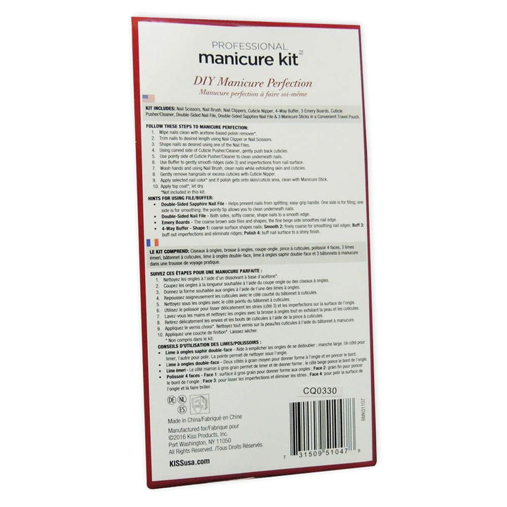 Kiss Professional Manicure Kit RMK01 - Easy Pharmacy LLC