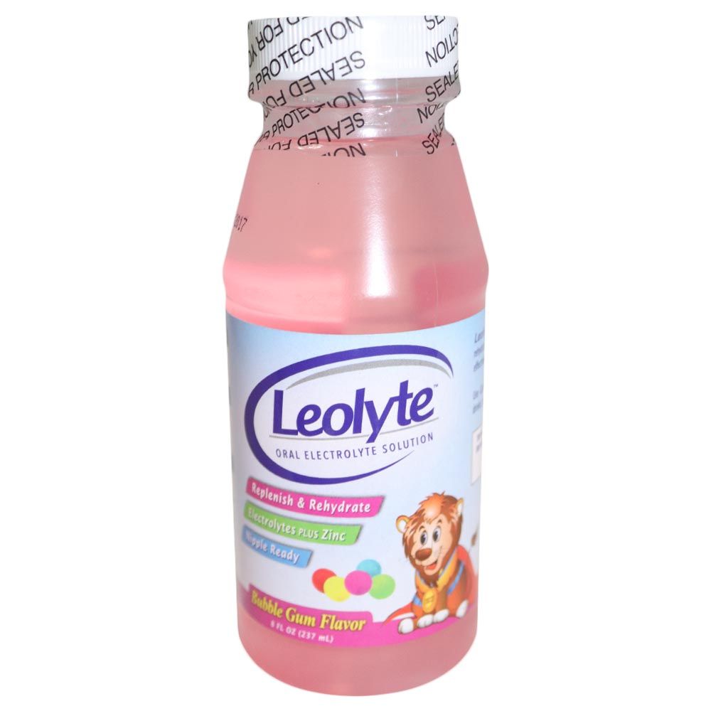 Leolyte Oral Maintenance Bubble Gum Flavour 237 mL - Easy Pharmacy LLC