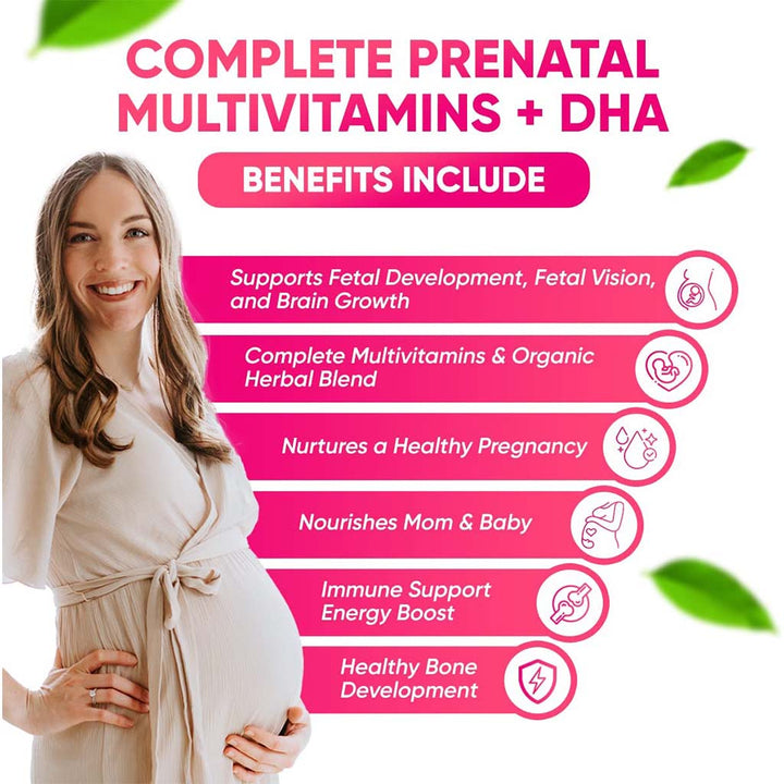 21st Century Prenatal Multivitamins/Mineral Tablets + Prenatal DHA Softgels, Dual Pack of 60's + 60's - Easy Pharmacy LLC