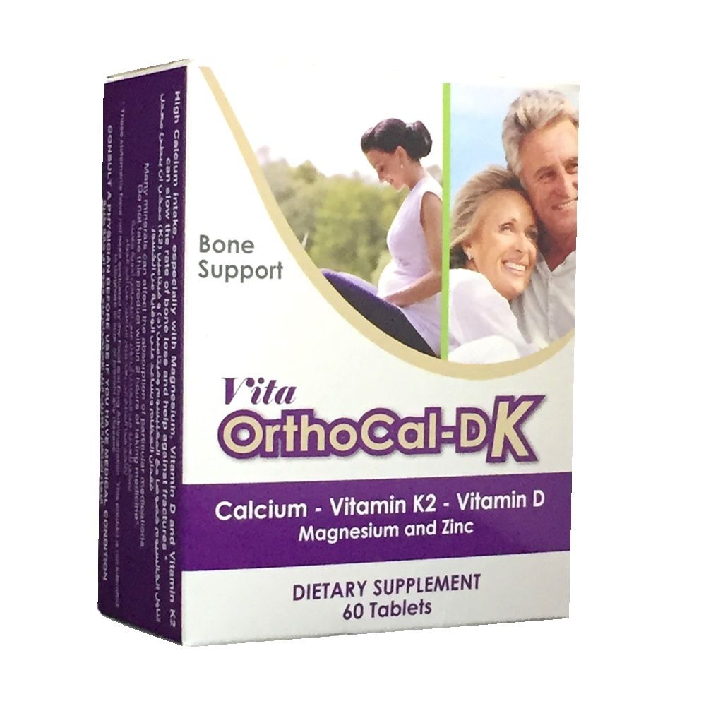 Vita OrthoCal-DK Tablets 60's - Easy Pharmacy LLC