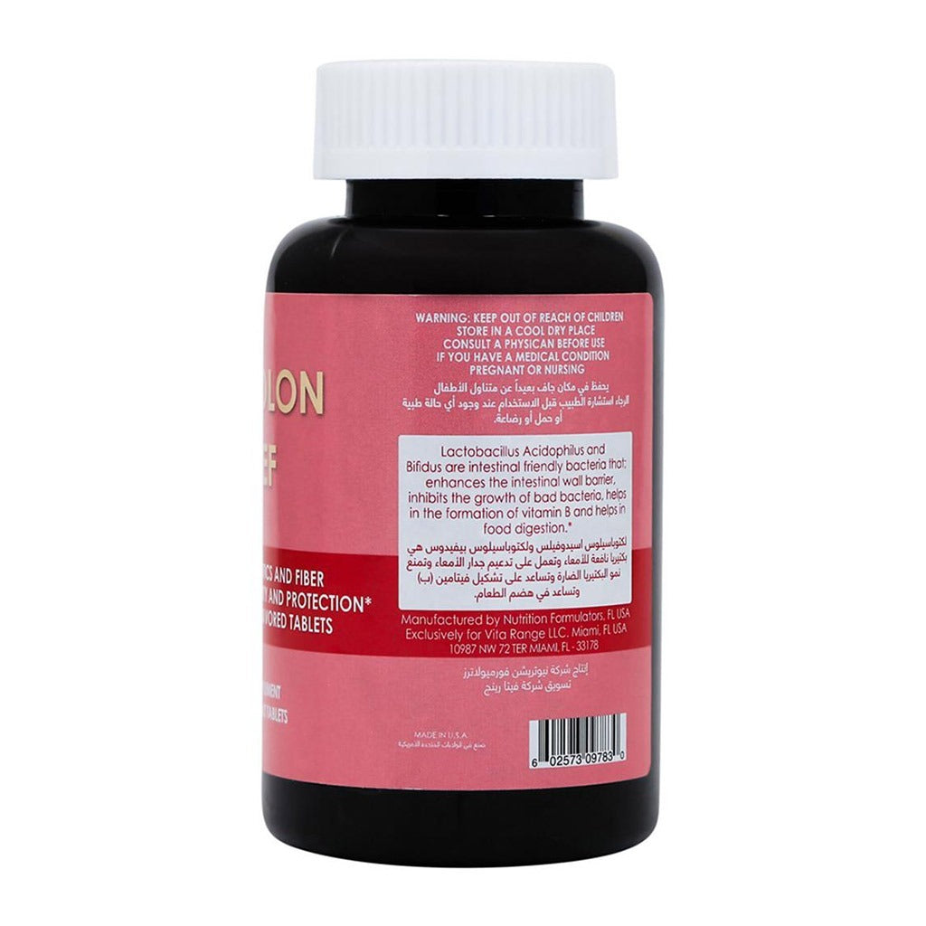 Vita Colon Relief Smooth Melt Tablets 60's - Easy Pharmacy LLC