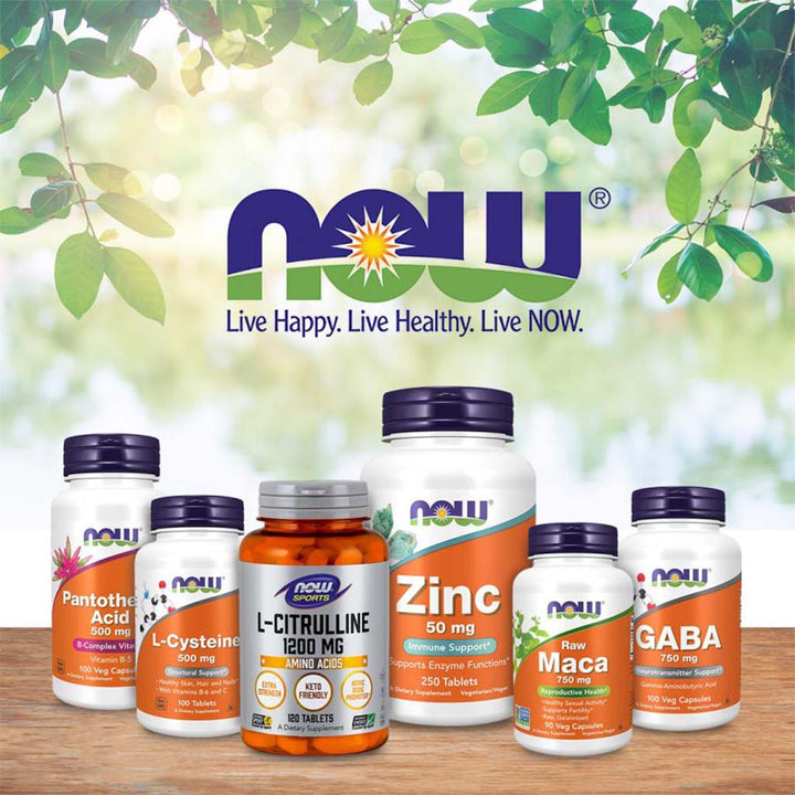 Now Extra Strength Biotin 10,000 mcg Vegetarian Capsules For Energy Production, Pack of 120's - Easy Pharmacy LLC