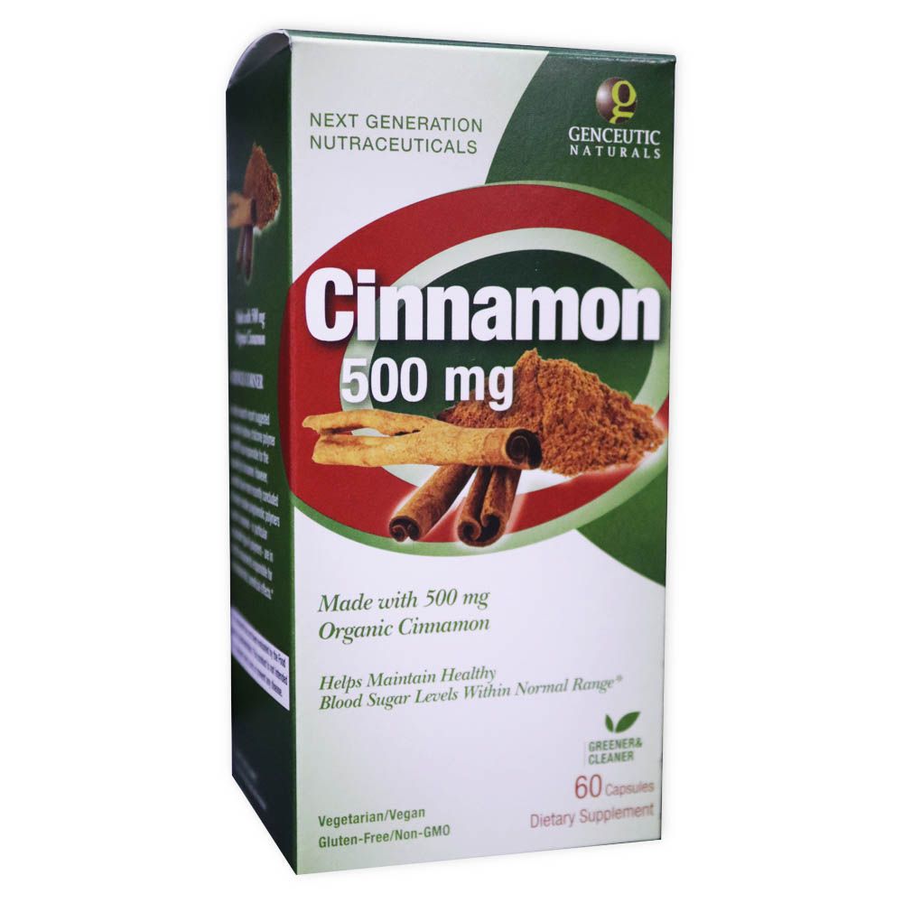 Nature's Answer Organic Cinnamon 500mg Vegan Capsules For Healthy Blood Sugar, Pack of 60's - Easy Pharmacy LLC