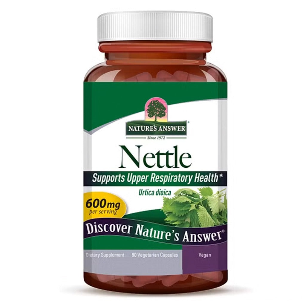 Nature's Answer Nettle Leaf 600mg Vegan Capsules For Upper Respiratory Health, Pack of 90's - Easy Pharmacy LLC