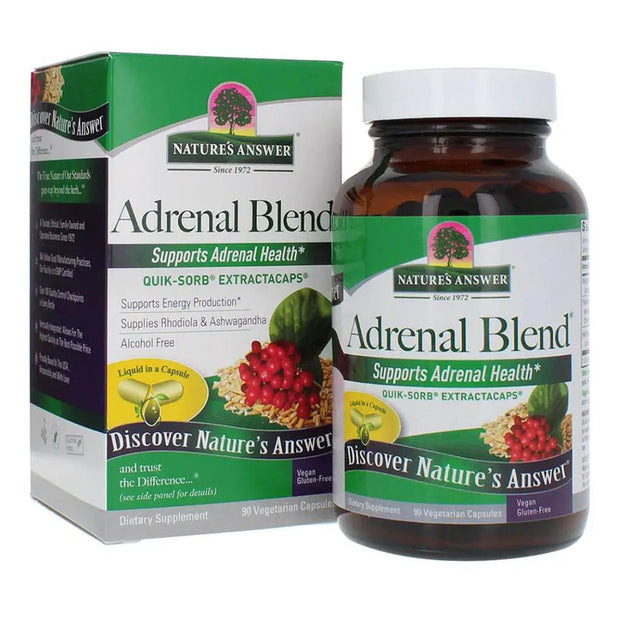 Nature's Answer Adrenal Blend Vegetarian Capsules 90's