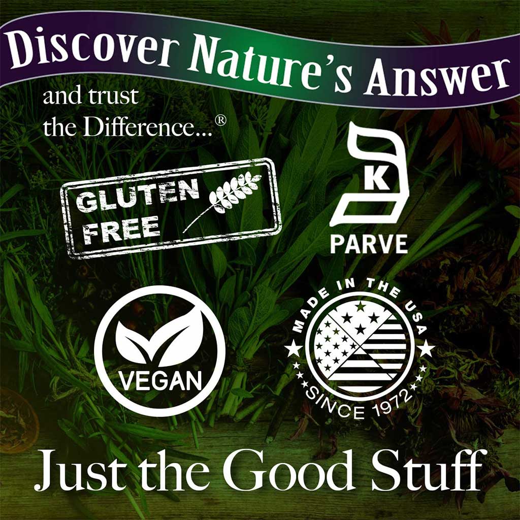 Nature's Answer Echinacea & Goldenseal 900mg Vegan Capsules For Immunity, Pack of 60's - Easy Pharmacy LLC