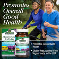Nature's Answer Marine Based Calcium-Magnesium 250/125mg Vegan Capsules For Bone & Muscle Health, Pack of 120's
