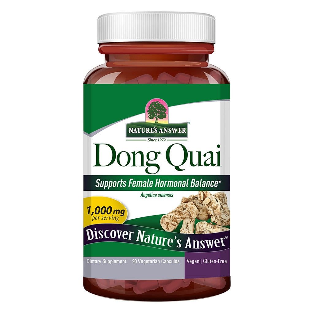 Nature's Answer Dong Quai 1000mg Vegan Capsules For Female Hormonal Support, Pack of 90's - Easy Pharmacy LLC