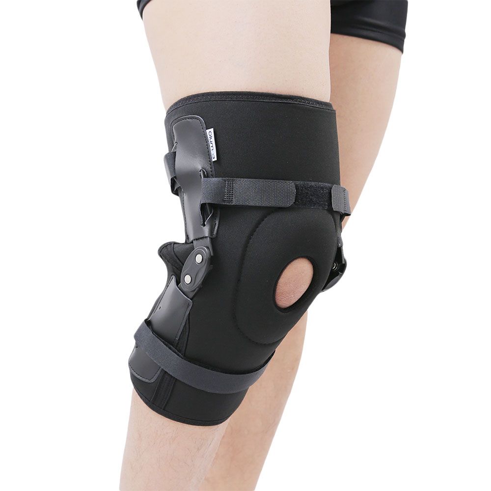 Olympa Airmesh Knee Brace Open Type Black Extra Extra Large OES-712 - Easy Pharmacy LLC