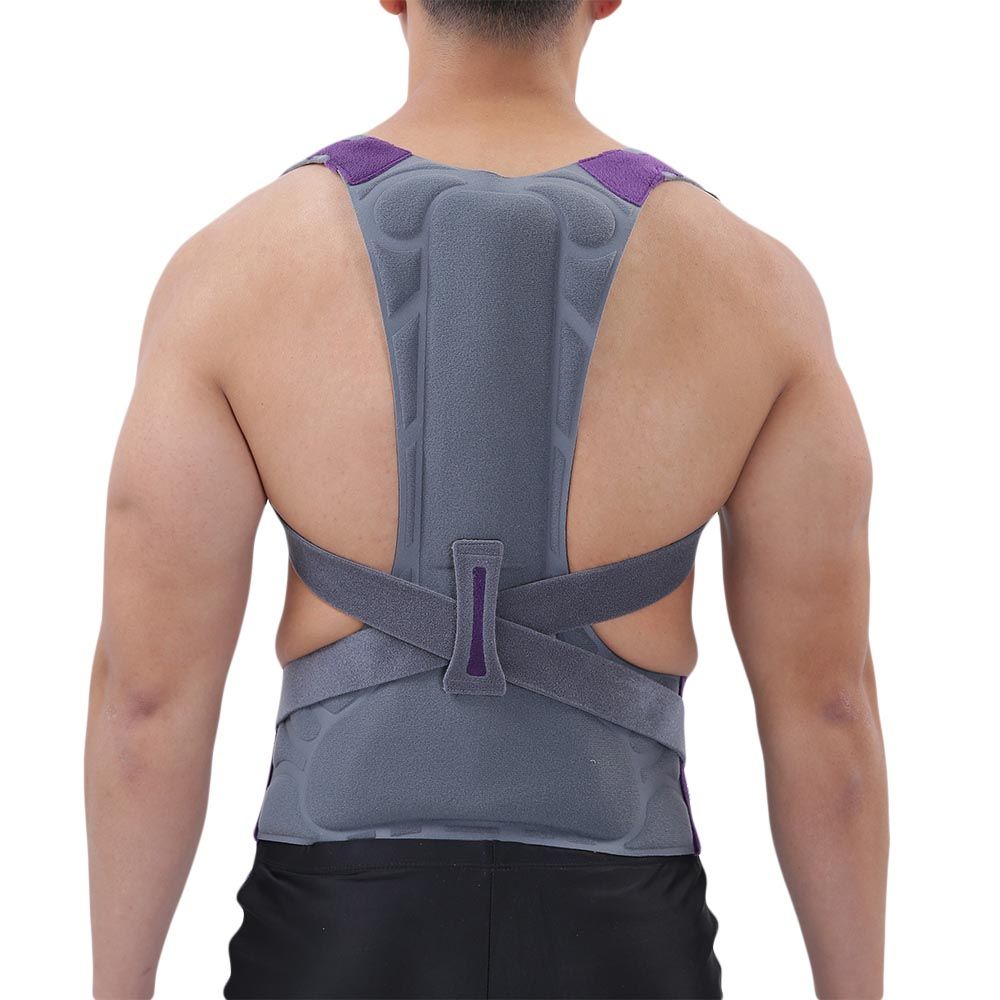 Olympa High Back Lumbar Support Grey Small/Medium OOH-111 - Easy Pharmacy LLC