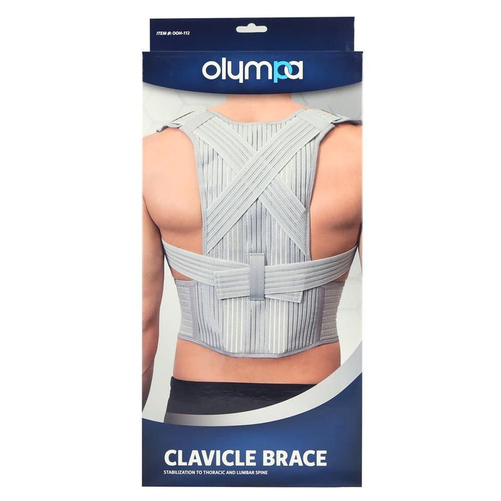 Olympa Clavicle Brace Grey S/M - Easy Pharmacy LLC