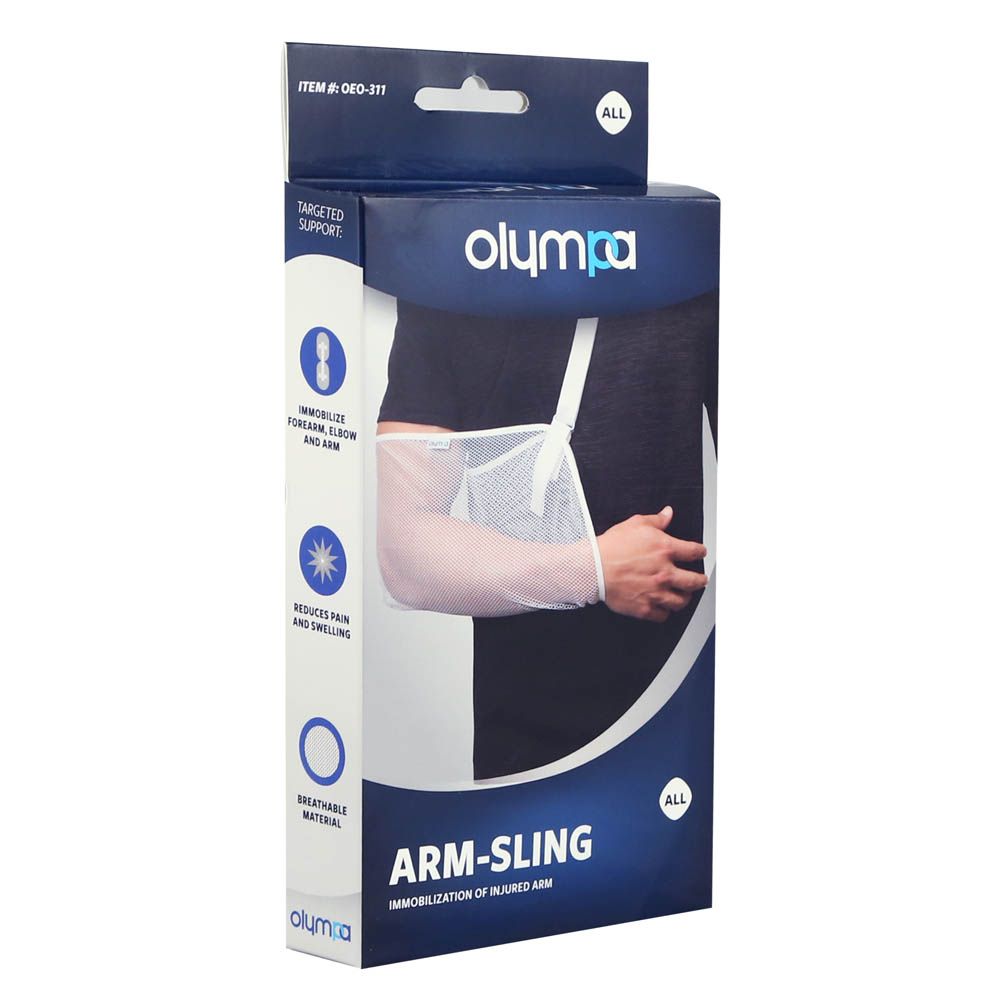 Olympa Arm Sling White One Size OEO-311 - Easy Pharmacy LLC