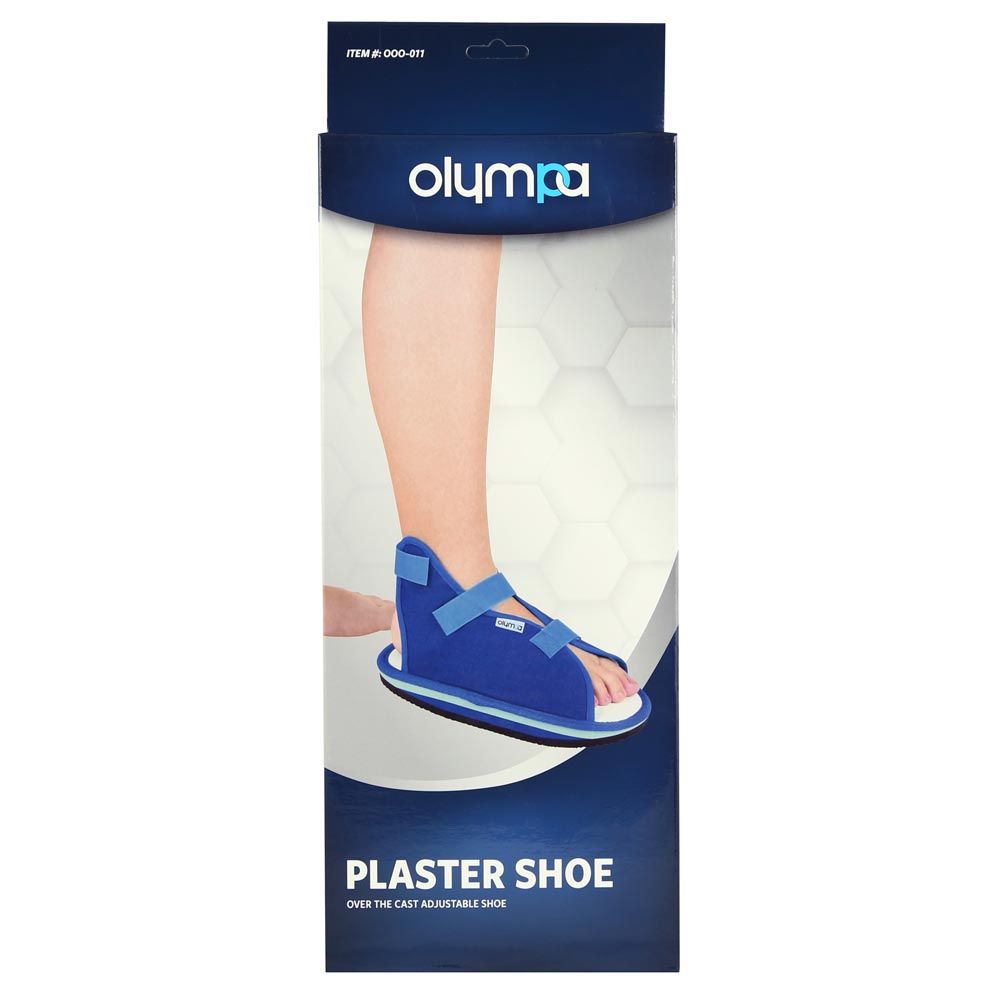 Olympa Plaster Shoe Blue Small OOO-011 - Easy Pharmacy LLC