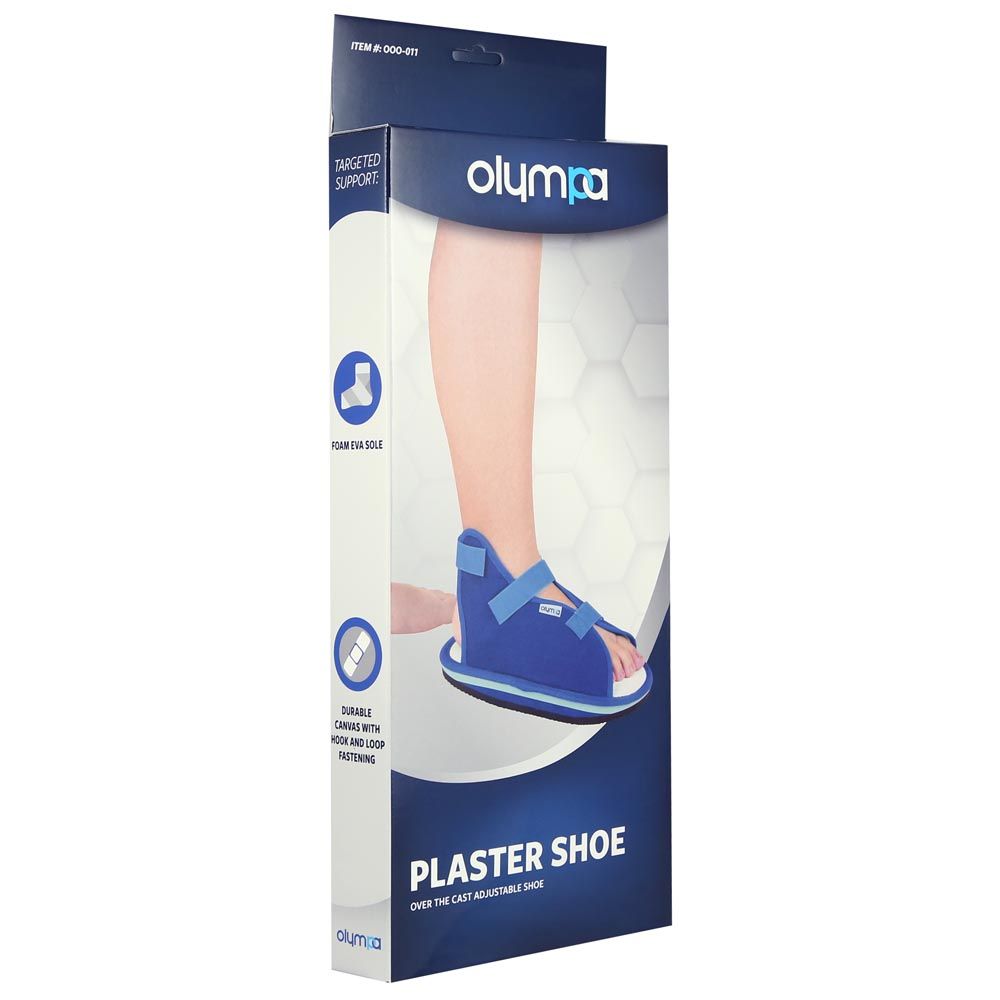 Olympa Plaster Shoe Blue Small OOO-011 - Easy Pharmacy LLC