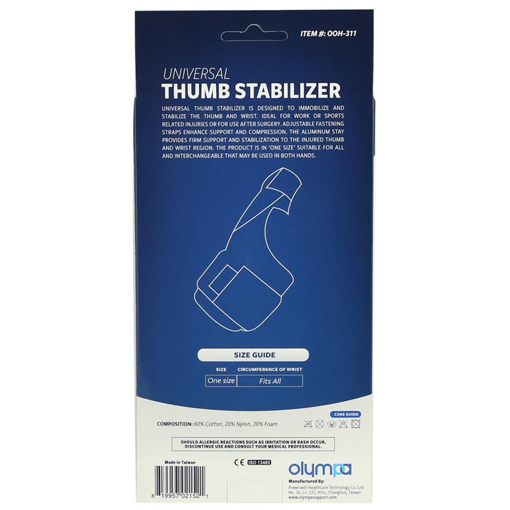 Olympa Universal Thumb Stabilizer Beige OOH-311 - Easy Pharmacy LLC
