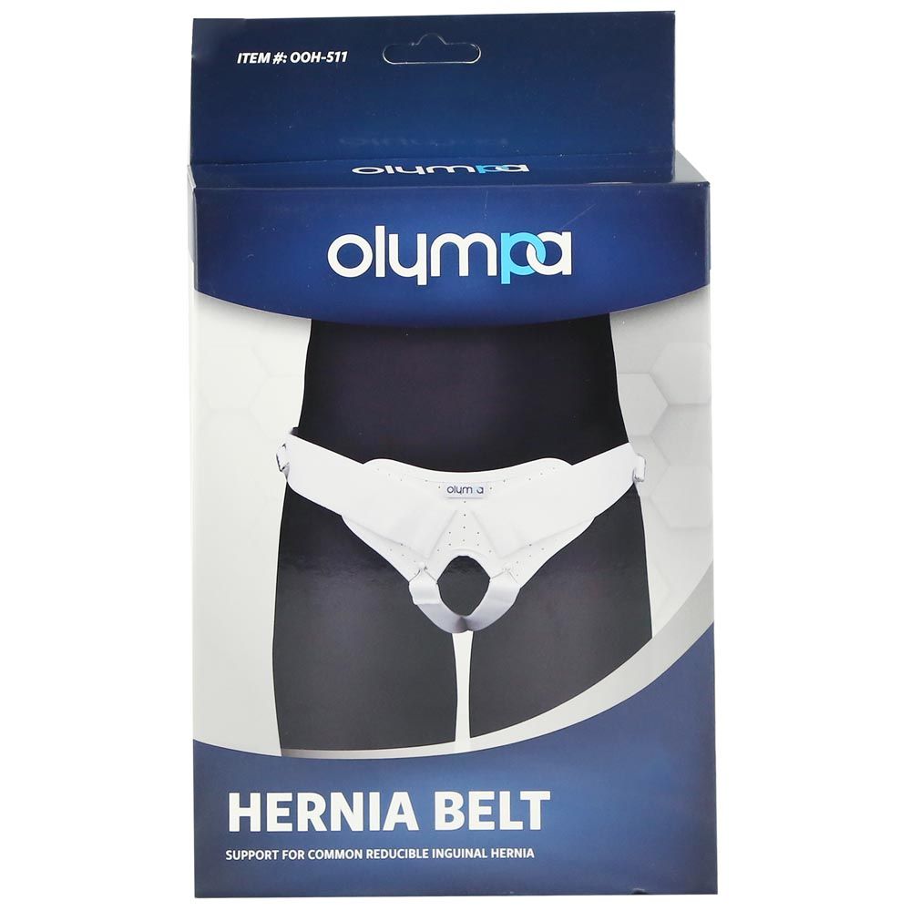 Olympa Hernia Belt White Small OOH-511 - Easy Pharmacy LLC