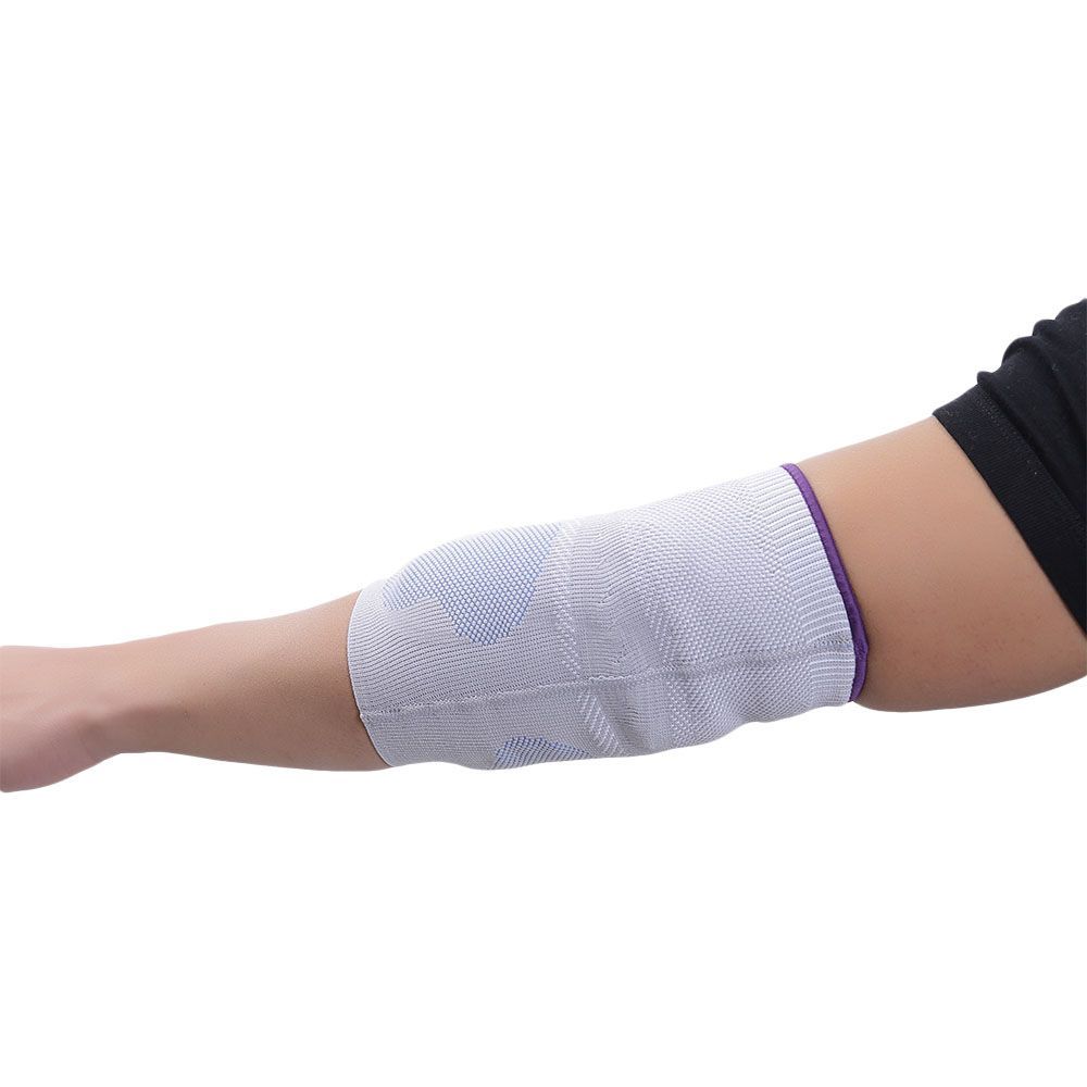 Olympa Snug Elbow Support with Gel Pad Cool Grey Large - Easy Pharmacy LLC