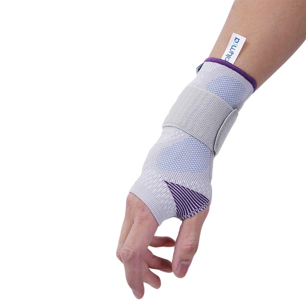 Olympa Snug Wrist Support with Stay & Gel Pad Right Medium Cool Grey OFS412 - Easy Pharmacy LLC