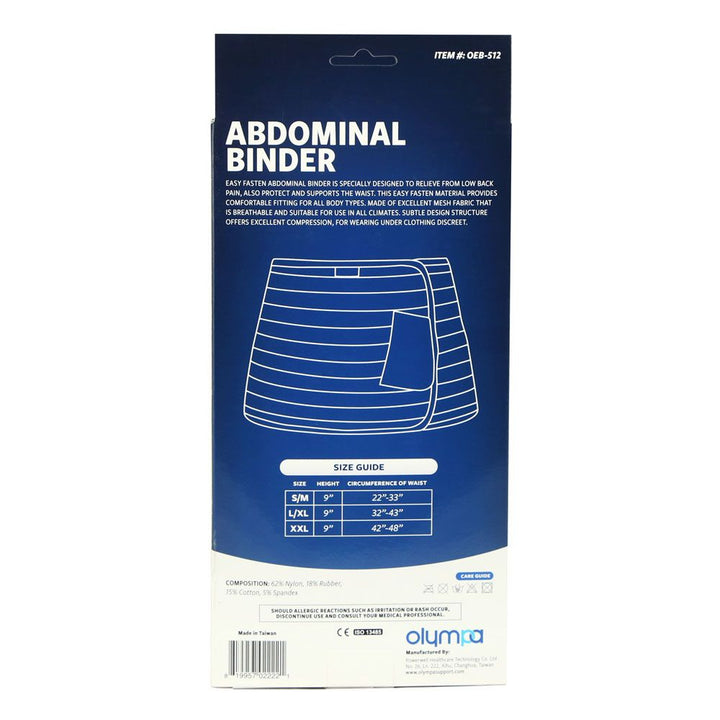 Olympa Abdominal Binder Beige Large/Extra Large OEB-512 - Easy Pharmacy LLC
