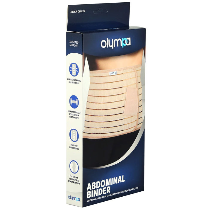Olympa Abdominal Binder Beige Extra Extra Large OEB-512 - Easy Pharmacy LLC