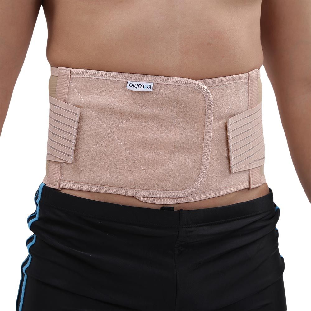 Olympa Sacral Lumbar Support with Stays Beige Extra Extra Large OEB-513 - Easy Pharmacy LLC