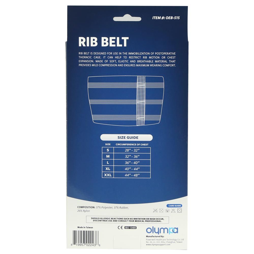 Olympa Rib Belt Beige Small OEB-515 - Easy Pharmacy LLC