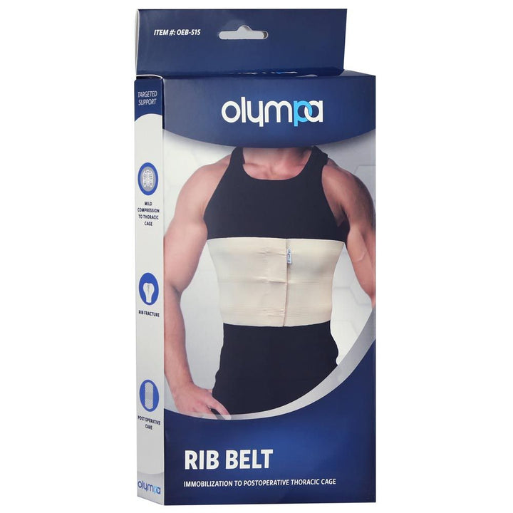 Olympa Rib Belt Beige Extra Extra Large OEB-515 - Easy Pharmacy LLC