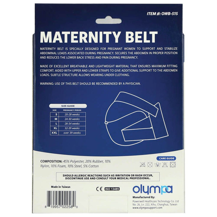 Olympa Maternity Belt Pink XL - Easy Pharmacy LLC