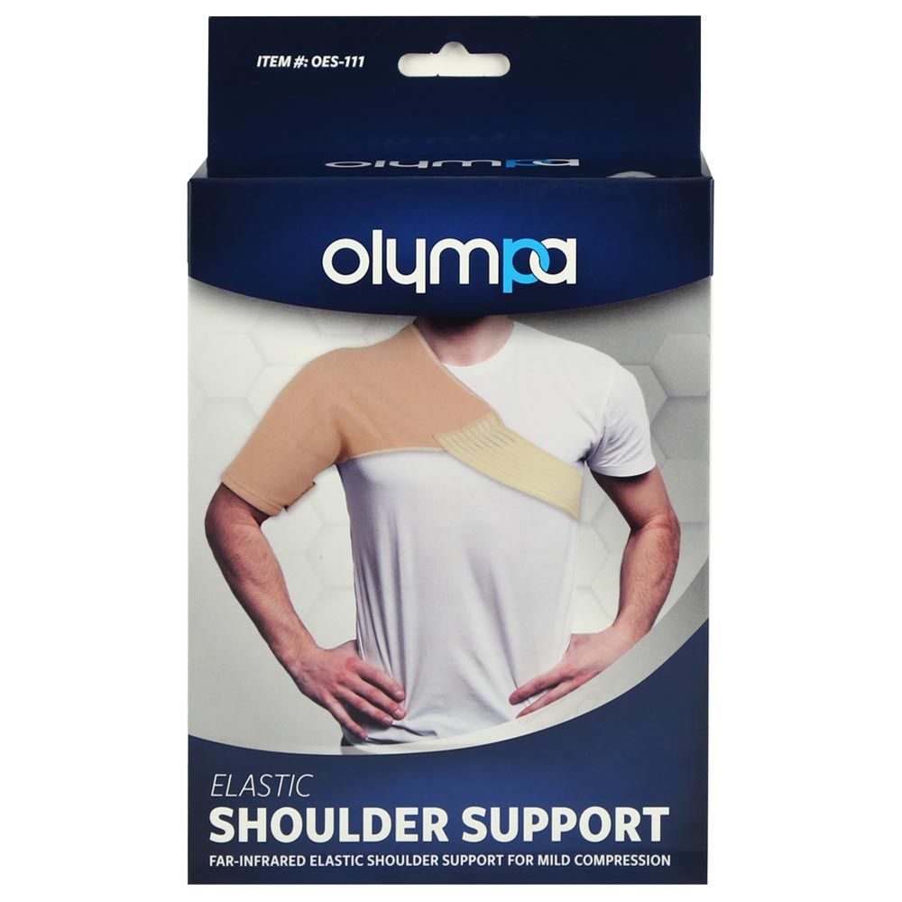 Olympa Elastic Shoulder Support Beige Large OES-111 - Easy Pharmacy LLC