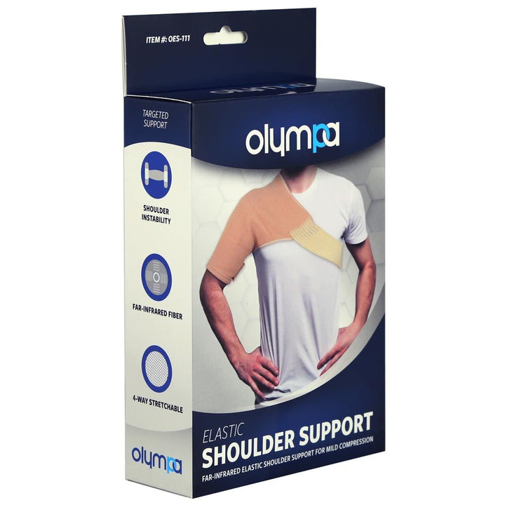 Olympa Elastic Shoulder Support Beige Large OES-111 - Easy Pharmacy LLC