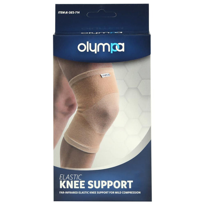 Olympa Elastic Knee Support Beige Large OES-714 - Easy Pharmacy LLC