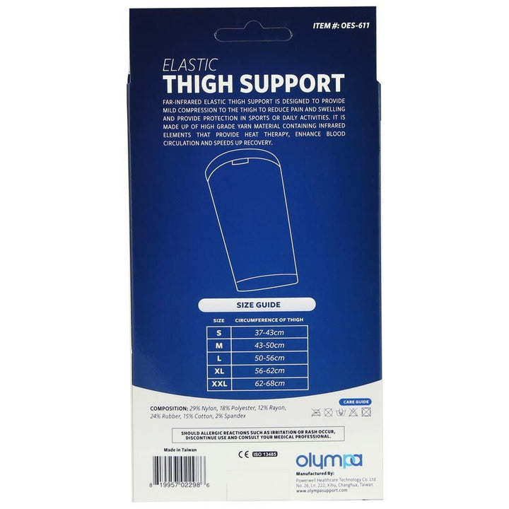 Olympa Elastic Thigh Support Beige XXL - Easy Pharmacy LLC