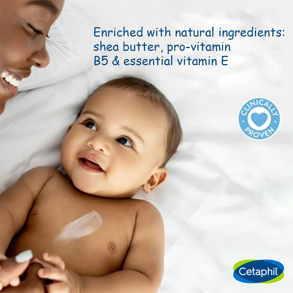 Cetaphil Baby Daily Lotion With Shea Butter, Face & Body Moisturizer For Delicate And Sensitive Skin, Unscented, 300ml - Easy Pharmacy LLC