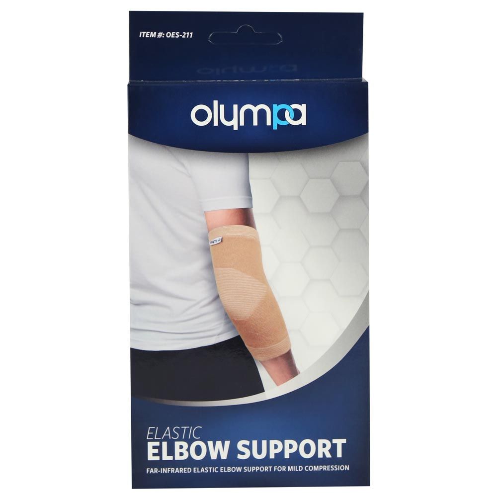 Olympa Elastic Elbow Support Beige Small OES-211 - Easy Pharmacy LLC