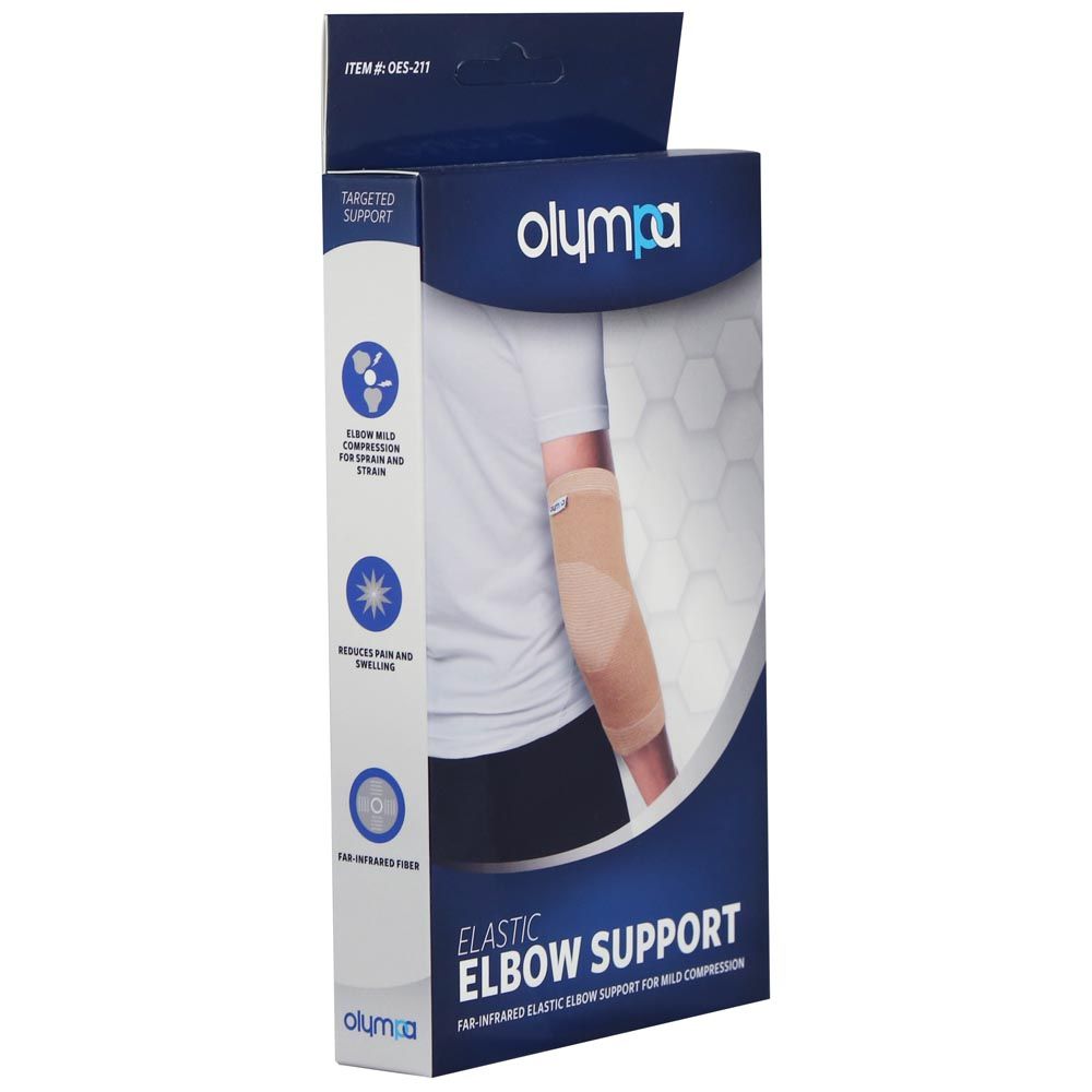 Olympa Elastic Elbow Support Beige Small OES-211 - Easy Pharmacy LLC